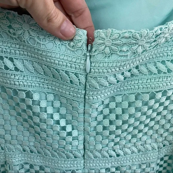 J. Crew Geometric Lace Midi Dress - Picture 13 of 16